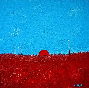 Original Abstract Expressionism Landscape Paintings by Salvatore Graf