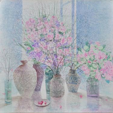 Print of Impressionism Still Life Paintings by Song Qin