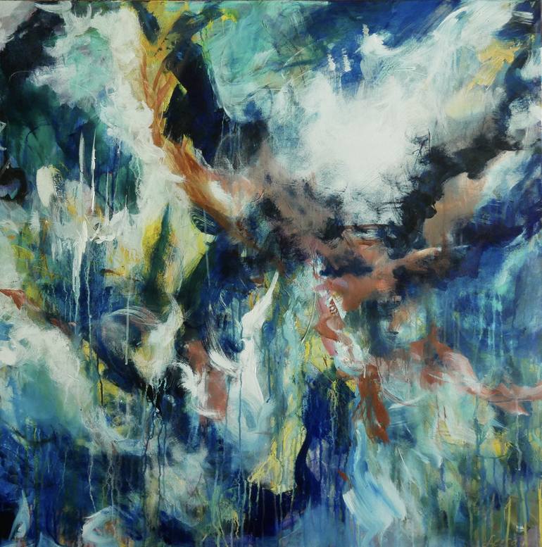 The Light Between Us: Presence Painting by Lisa Tenney | Saatchi Art