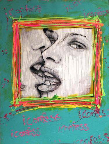 Original Love Painting by Frank Papandrea