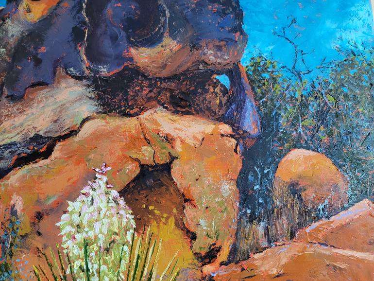 Original Impressionism Landscape Painting by Lilibeth Andre