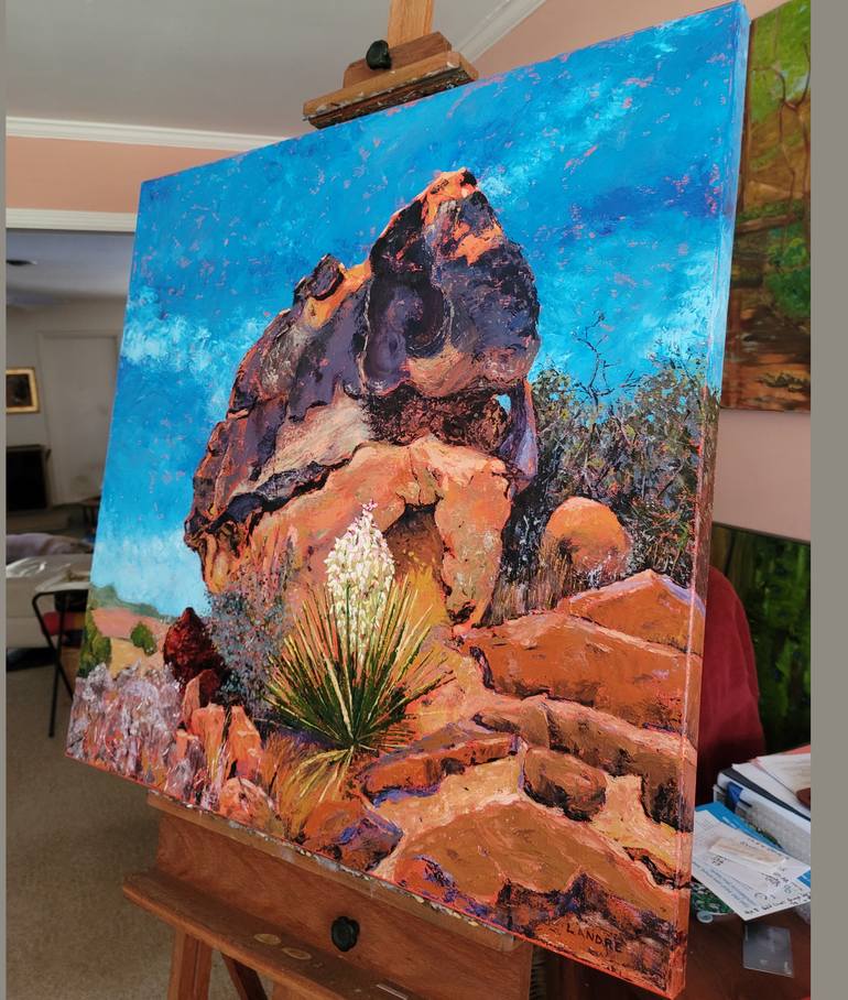 Original Impressionism Landscape Painting by Lilibeth Andre