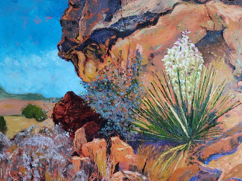 Original Impressionism Landscape Painting by Lilibeth Andre