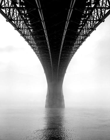 Eads Bridge in Fog thumb