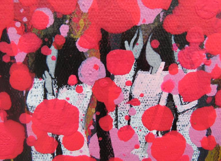 Original Art Deco Landscape Painting by Xuan Khanh Nguyen