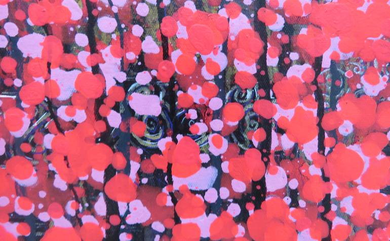 Original Art Deco Landscape Painting by Xuan Khanh Nguyen