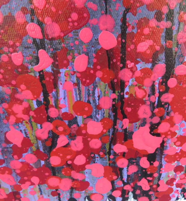 Original Art Deco Landscape Painting by Xuan Khanh Nguyen