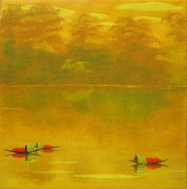 Print of Art Deco Landscape Paintings by xuan khanh nguyen