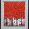 The painting describes a group of school girls in white “Ao dai” (the tradditional long dress of Vietnamese woman)
This work will be shipped rolled in a secure tube