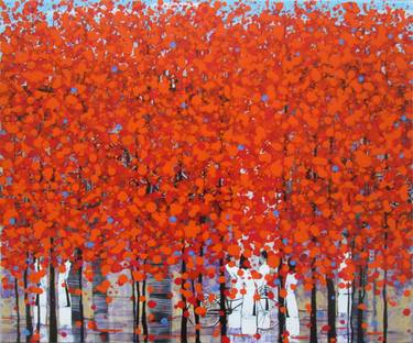 Saatchi Art Artist xuan khanh nguyen; Painting, “Late autumn 2” #art