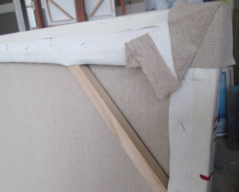 Original Art Deco Landscape Painting by Xuan Khanh Nguyen