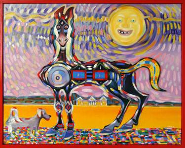 Original Abstract Expressionism Animal Paintings by waljarosz waljarosz