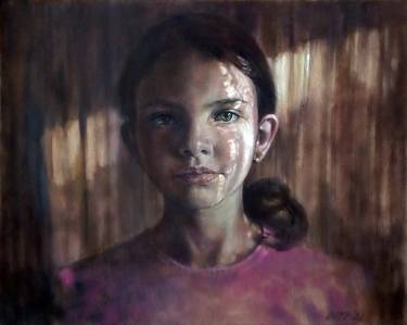 Original Figurative Children Paintings by Sylvia Stratieva