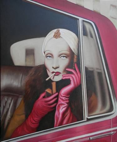 Original Art Deco Women Paintings by Elvira Pyrkova