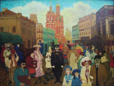 Original Cities Paintings by Elvira Pyrkova