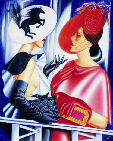 Original Women Paintings by Elvira Pyrkova