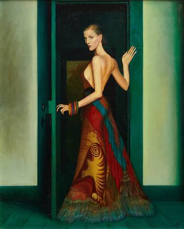 Original Figurative Fashion Paintings by Elvira Pyrkova