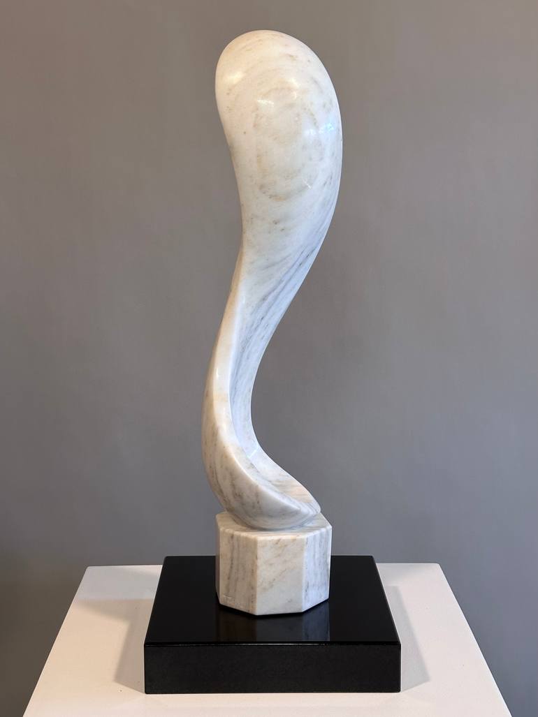 Original Black & White Abstract Sculpture by Todd Mihlbauer