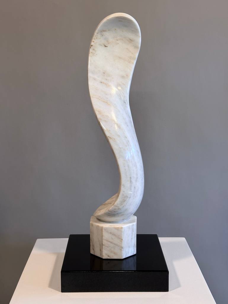 Original Black & White Abstract Sculpture by Todd Mihlbauer