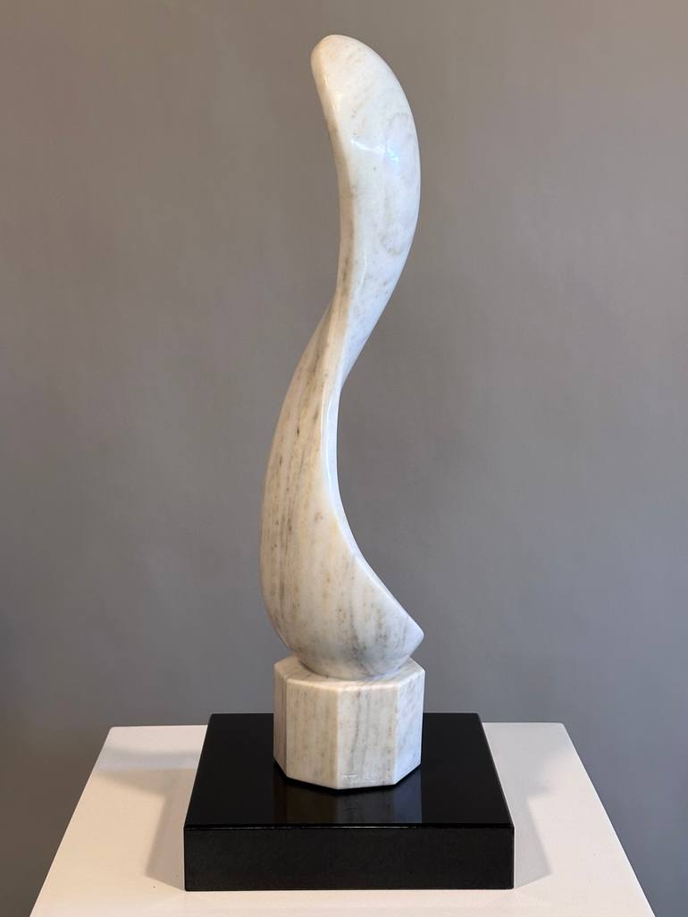 Original Black & White Abstract Sculpture by Todd Mihlbauer