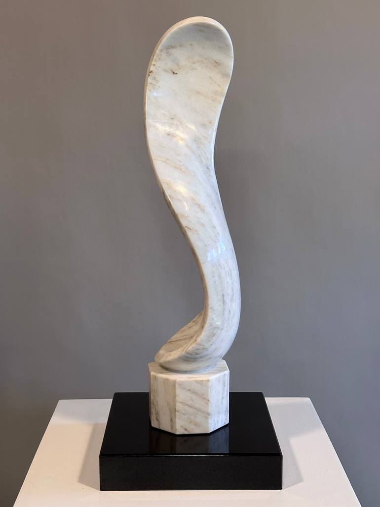 Original Black & White Abstract Sculpture by Todd Mihlbauer