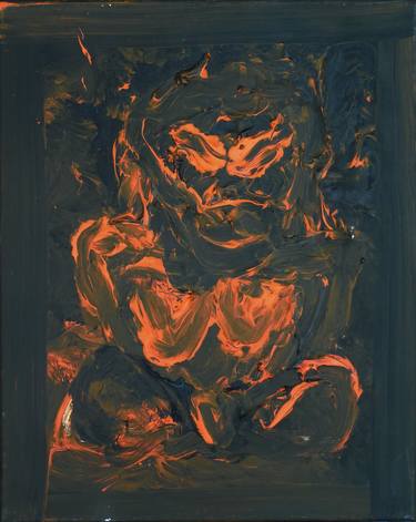 Original Abstract Expressionism Nude Paintings by Scott Shaw