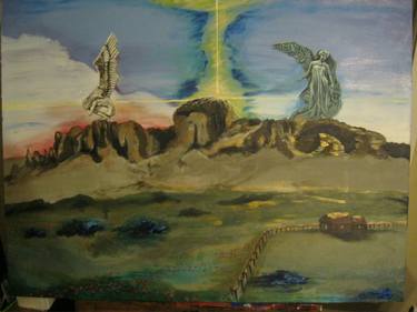 Original Surrealism Religious Paintings by Jonathan Taylor