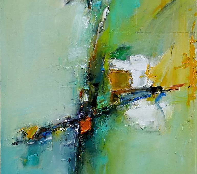 Original Modern Abstract Painting by Popei Ioan