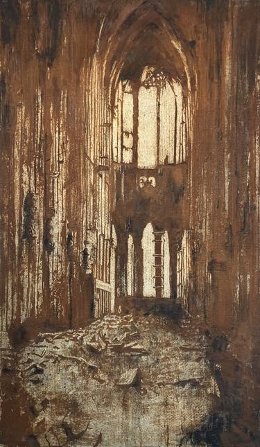 Original Realism Architecture Paintings by Benno Noll