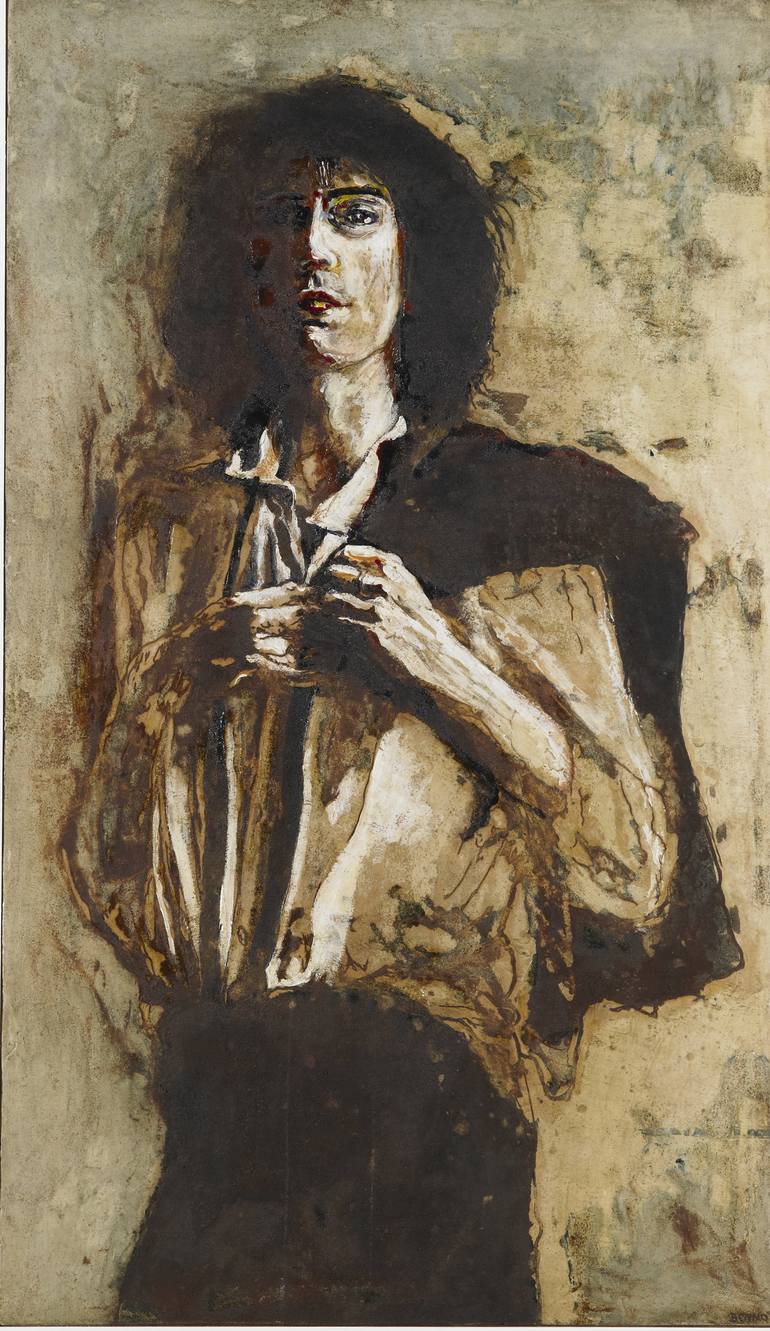 Patti Smith Painting By Benno Noll Saatchi Art