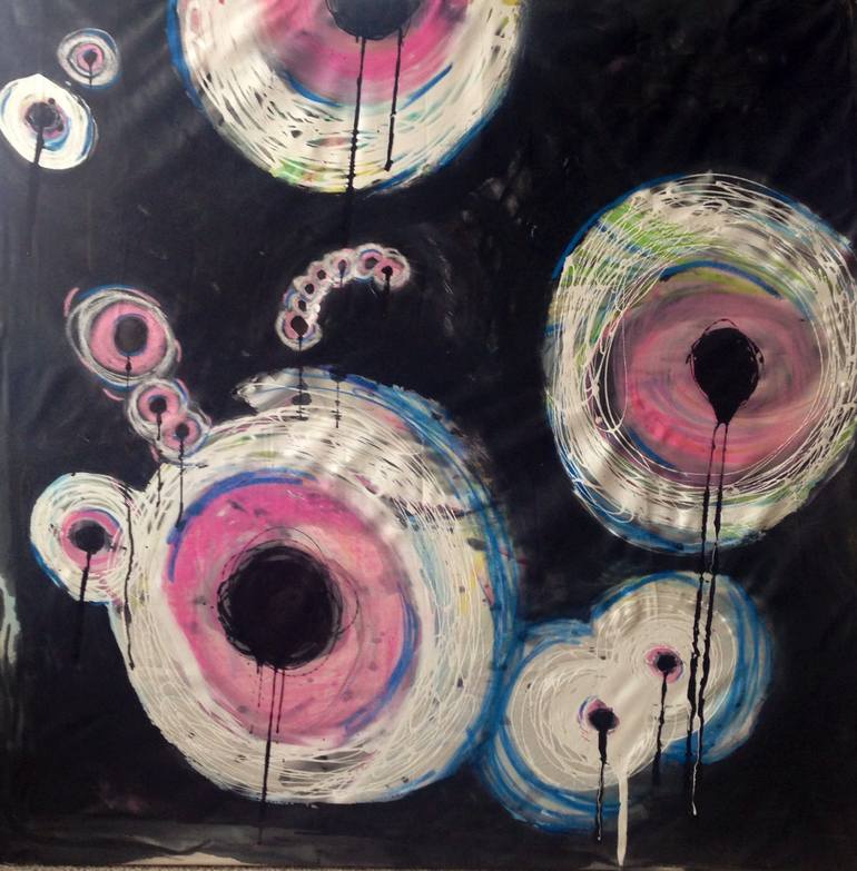 Molecules Painting by Drew Bowyer | Saatchi Art