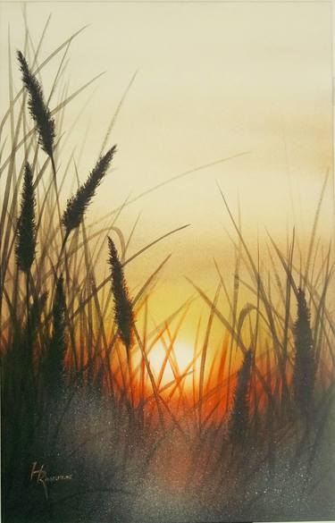 Print of Landscape Paintings by Helga Ringeltaube