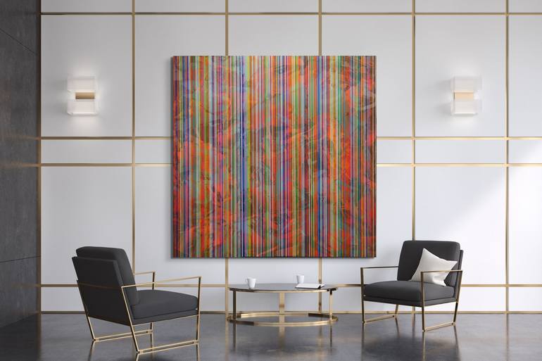 Original Abstract Painting by Magnus Björklundh