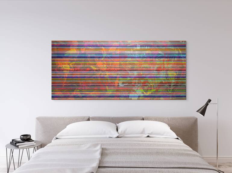 Original Abstract Expressionism Abstract Painting by Magnus Björklundh