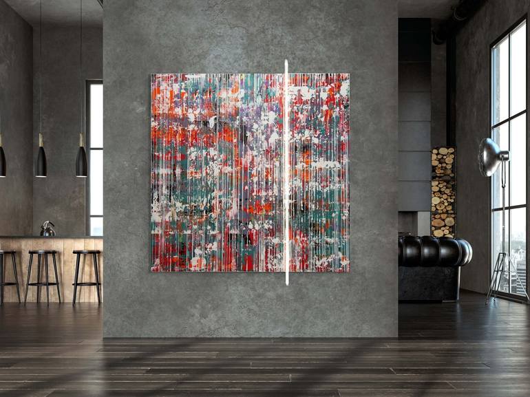 Original Abstract Painting by Magnus Björklundh