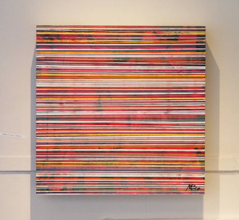 Original Abstract Expressionism Abstract Painting by Magnus Björklundh