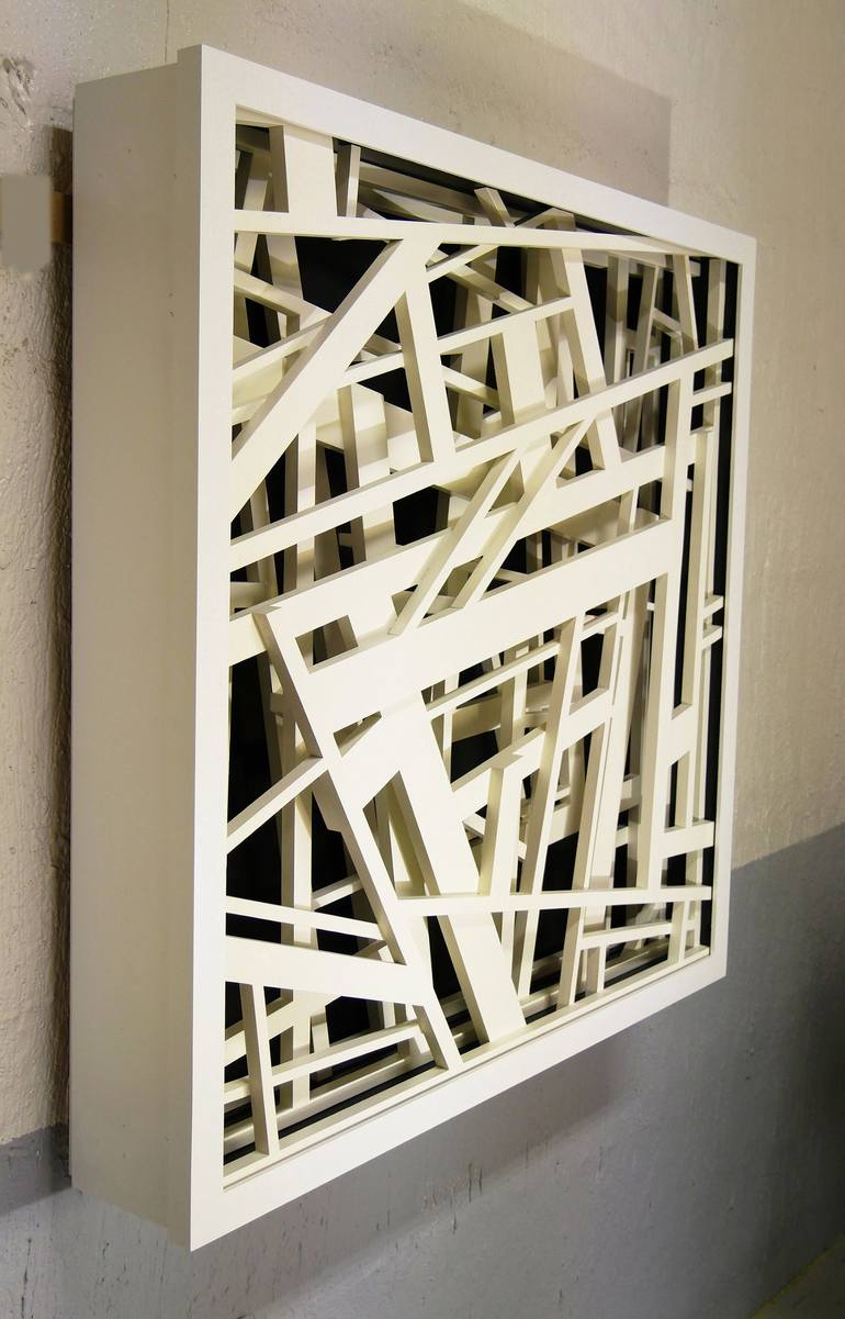 Original Abstract Expressionism Architecture Sculpture by Magnus Björklundh