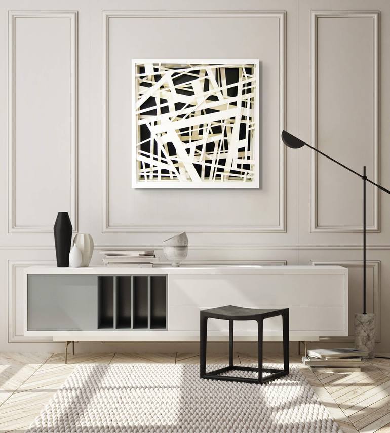 Original Abstract Expressionism Architecture Sculpture by Magnus Björklundh