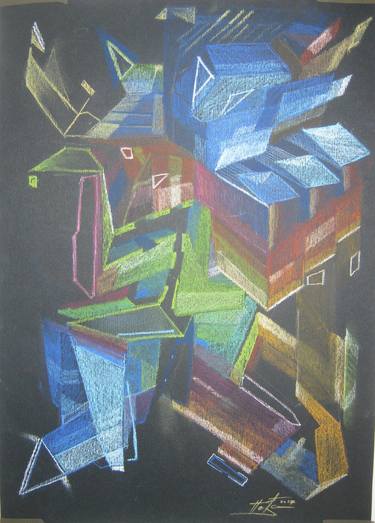 Print of Abstract Expressionism Abstract Drawings by Predrag Radovanovic