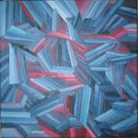Abstract ink blue by Predrag Radovanovic