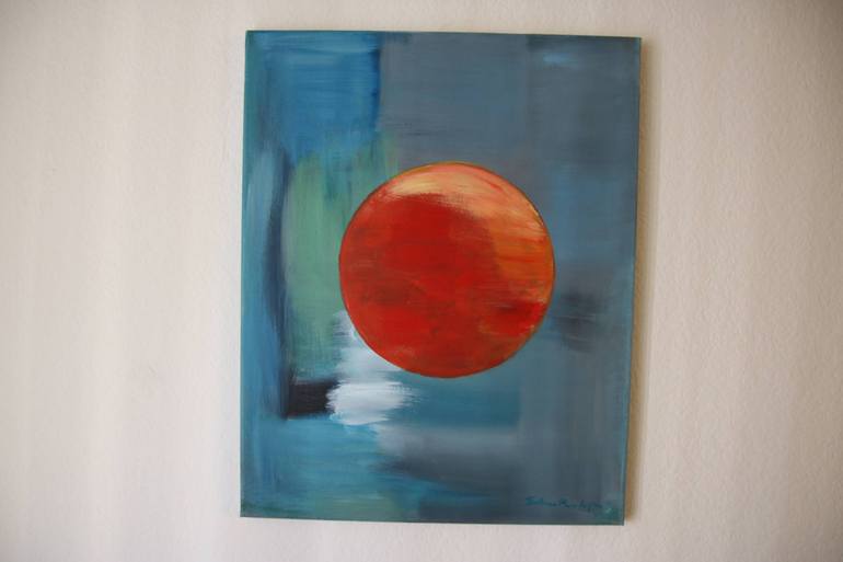 Original Abstract Expressionism Nature Painting by Pushpa Sah