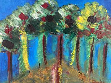 Original Conceptual Botanic Paintings by Pushpa Sah