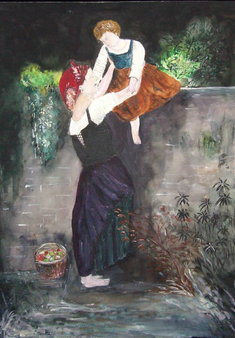 Print of Realism People Paintings by Shahid Zuberi