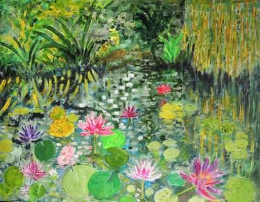 Print of Impressionism Nature Paintings by Shahid Zuberi