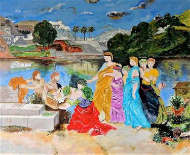 Original People Paintings by Shahid Zuberi