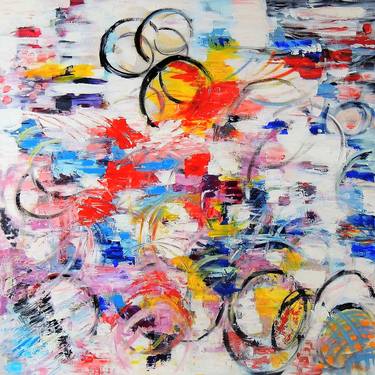 Original Abstract Expressionism Abstract Paintings by Shahid Zuberi