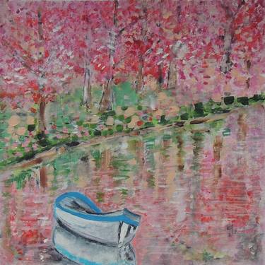 Original Boat Paintings by Shahid Zuberi