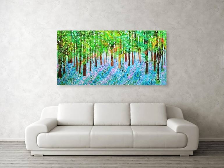 Original Expressionism Nature Painting by Shahid Zuberi