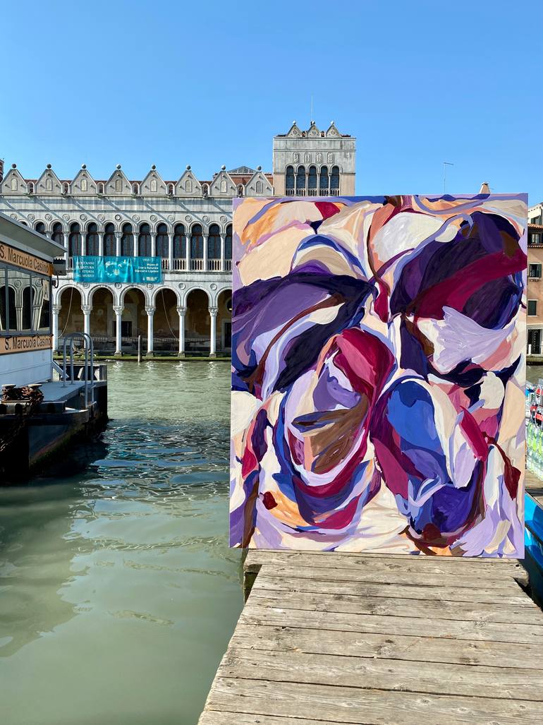 Original Abstract Expressionism Abstract Painting by Stacy Gibboni