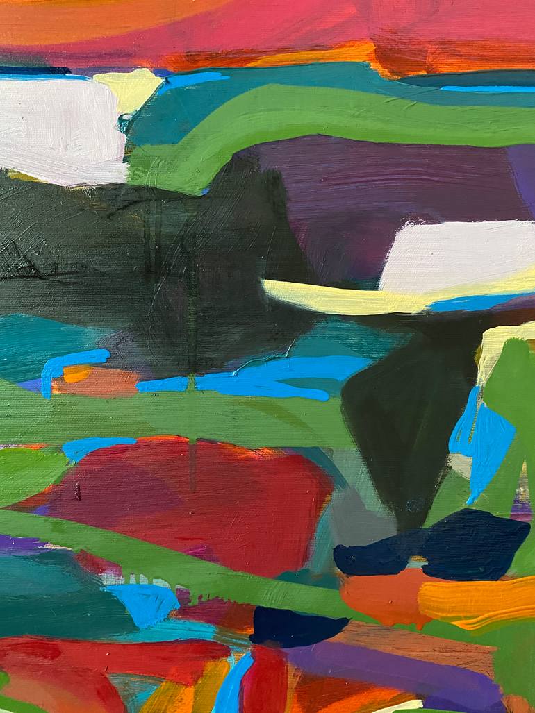 Original Abstract Expressionism Abstract Painting by Stacy Gibboni